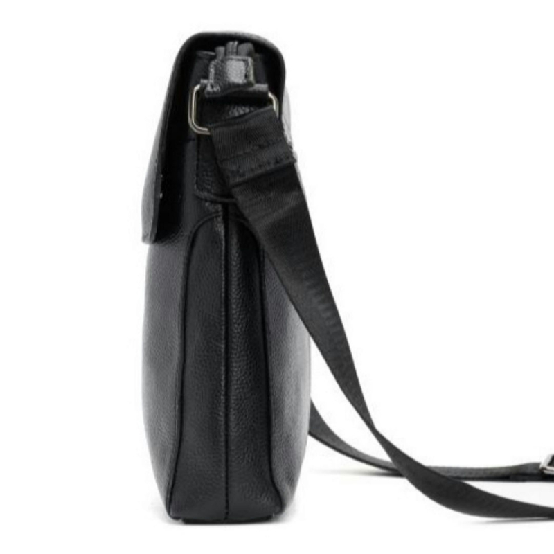 Muška crossbody torba - Koža prve klase, Otpornost na habanje, Model Z1042, Prava koža, Podstava od poliestera