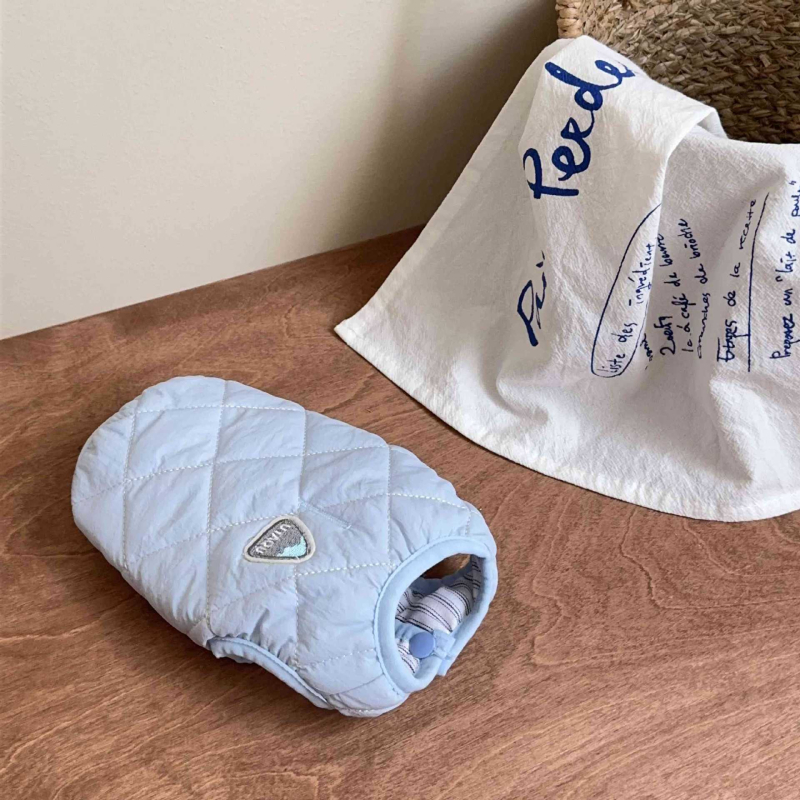 Utaqu pet márkájú ujjatlan mellény háziállatoknak – akril anyag, szabadidős stílus, ruházat téli használatra