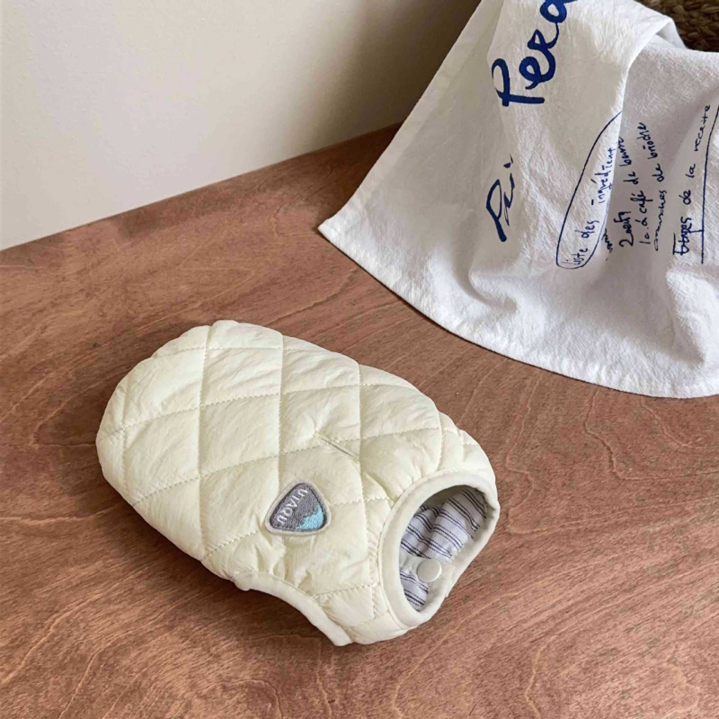 Utaqu pet márkájú ujjatlan mellény háziállatoknak – akril anyag, szabadidős stílus, ruházat téli használatra