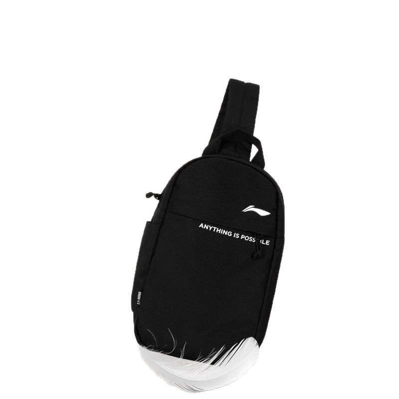 Li Ning кроссбоди чанта, полиестер, дишаща, водоустойчива, голям капацитет за спорт на открито и пътуване