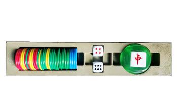 Kockice za vjetrovitu orijentaciju za mahjong – dodaci, pakiranje 500 kom., stil fillet, modeliranje: drugo, pogodno za šah i kartanje