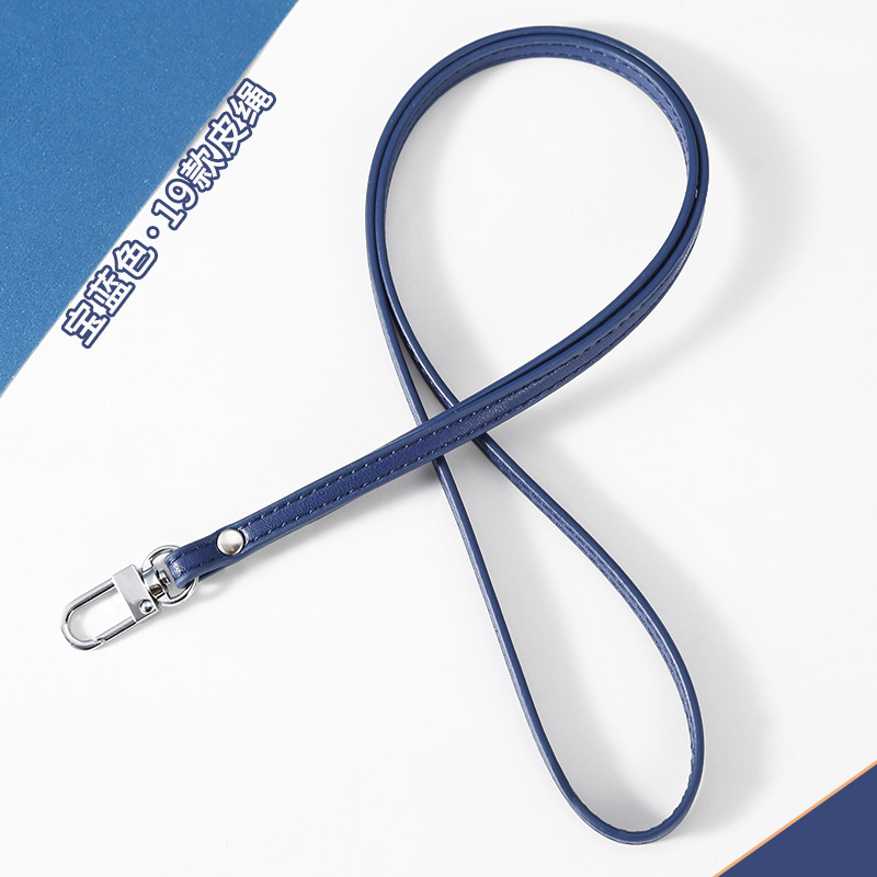 Ланярд за телефон с джоб за карта, Ultrafilm кожа, модерна простота, Kim Peak Ikadi