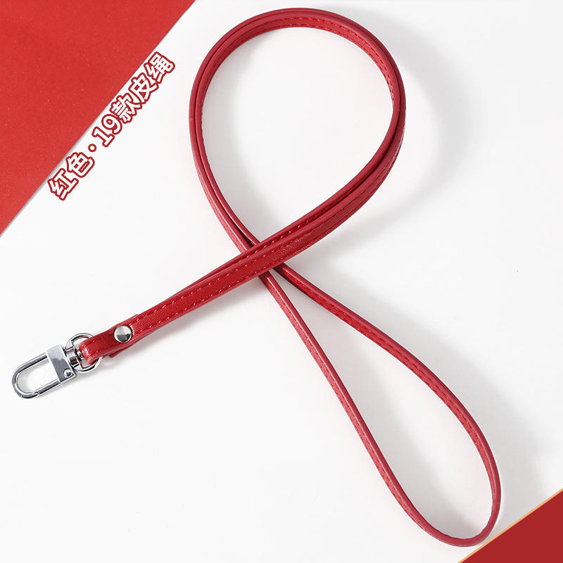 Ланярд за телефон с джоб за карта, Ultrafilm кожа, модерна простота, Kim Peak Ikadi