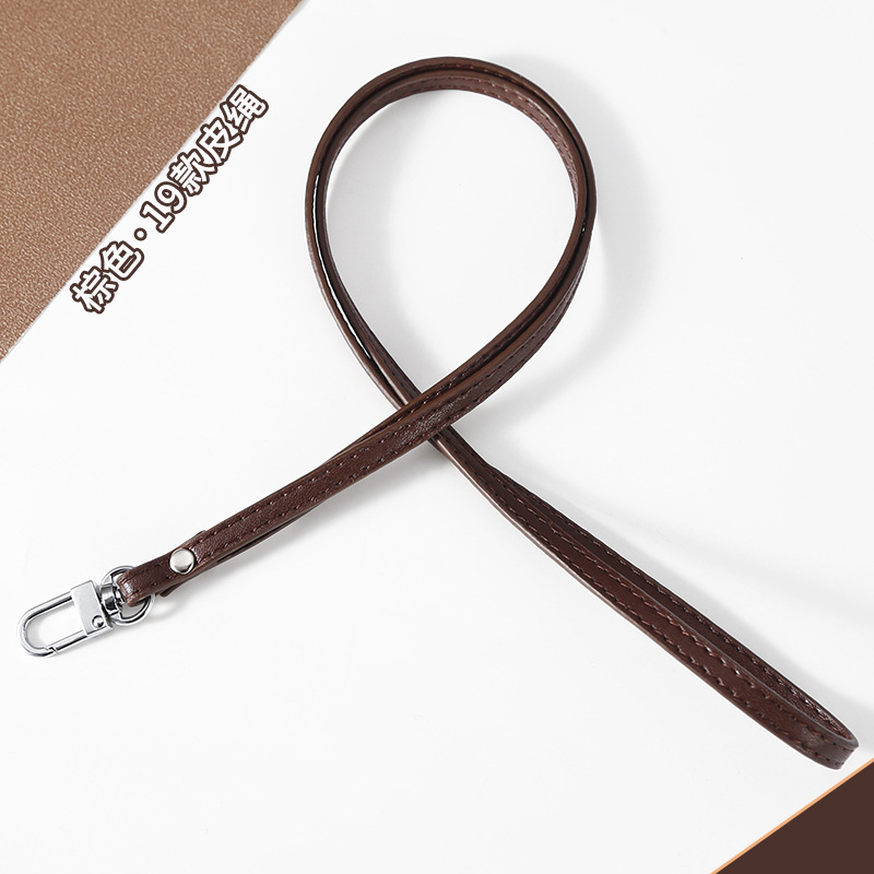 Ланярд за телефон с джоб за карта, Ultrafilm кожа, модерна простота, Kim Peak Ikadi