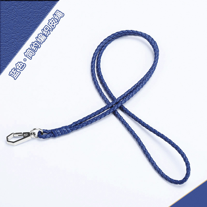 Ланярд за телефон с джоб за карта, Ultrafilm кожа, модерна простота, Kim Peak Ikadi