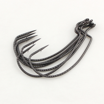 Blue Brocade извита кука с бодлив връх за морски риболов