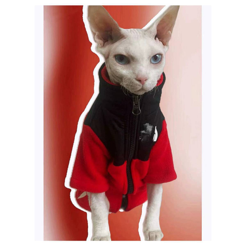 Odjeća za kućne ljubimce: zimski flis džemper kaput (Materijal: poliester vlakno; Kategorija: Odjeća za kućne ljubimce; Primjeren spol: Univerzalno; Uvoz: Ne; IP odobrenje: Ne)