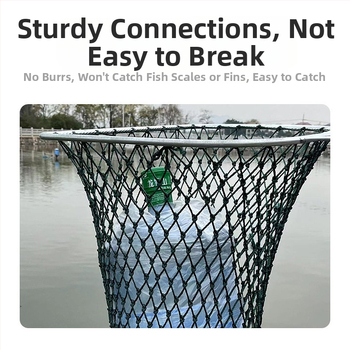 Δίκτυο αλιείας με μεταλλική λαβή και επίπεδη κεφαλή για ιχθυοκαλλιέργεια – Μάρκα: Fishing Tackle – Εξοπλισμός ενυδρείου