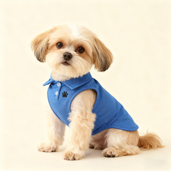 Поло тениска за домашни любимци, ежедневен стил, полиестер, целогодишна употреба, Wpet