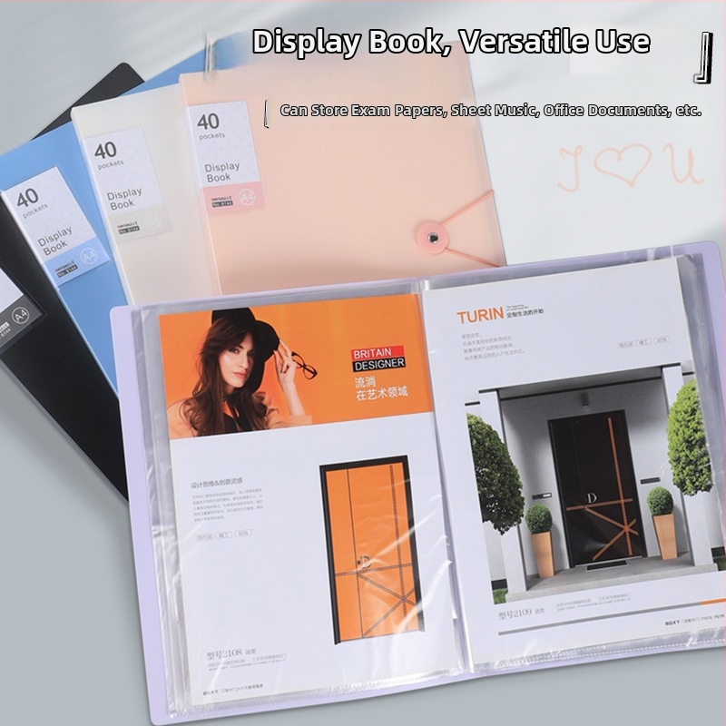 Informačná kniha — Buckle Information Book, plastová, 60 strán, súbor na noty