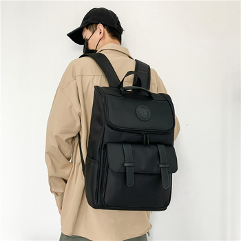 Ruksak Trendy Brand, Najlon, 20–35L, Pretinac za 15-inčni laptop, Zatvaranje na zip, Otporno na prskanje vode