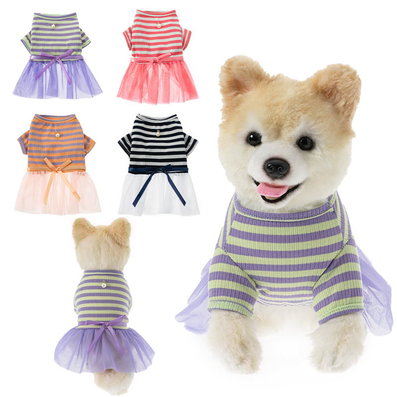 Fustă pentru animale de companie, design floral prințesă, unisex, poliester, Cat Deli