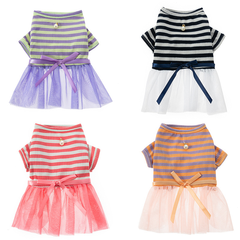 Fustă pentru animale de companie, design floral prințesă, unisex, poliester, Cat Deli