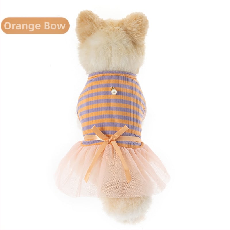 Fustă pentru animale de companie, design floral prințesă, unisex, poliester, Cat Deli