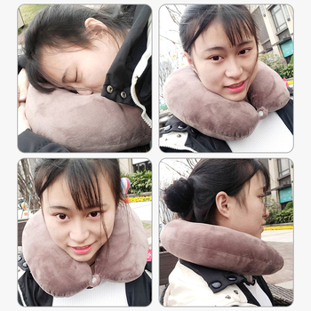 U-oblikovana putna jastučnica s PP pamučnim punjenjem za odrasle, kristalno mek materijal, moderni minimalistički stil, pogodna za putovanje autom, u uredu i zrakoplovom