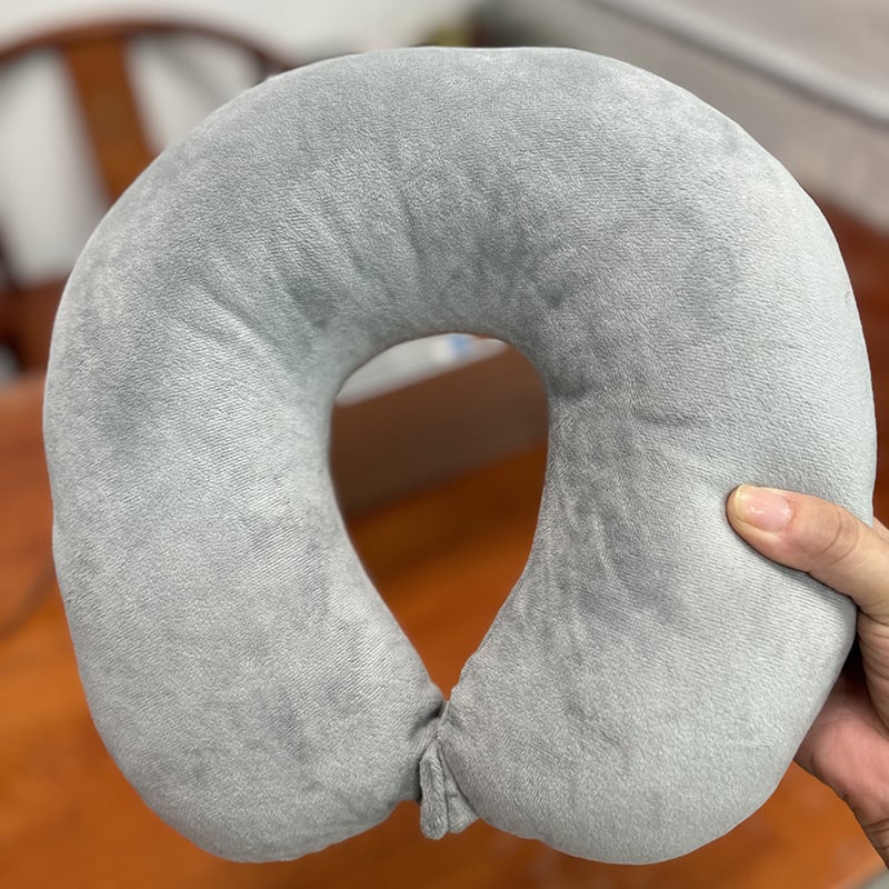 U-oblikovana putna jastučnica s PP pamučnim punjenjem za odrasle, kristalno mek materijal, moderni minimalistički stil, pogodna za putovanje autom, u uredu i zrakoplovom