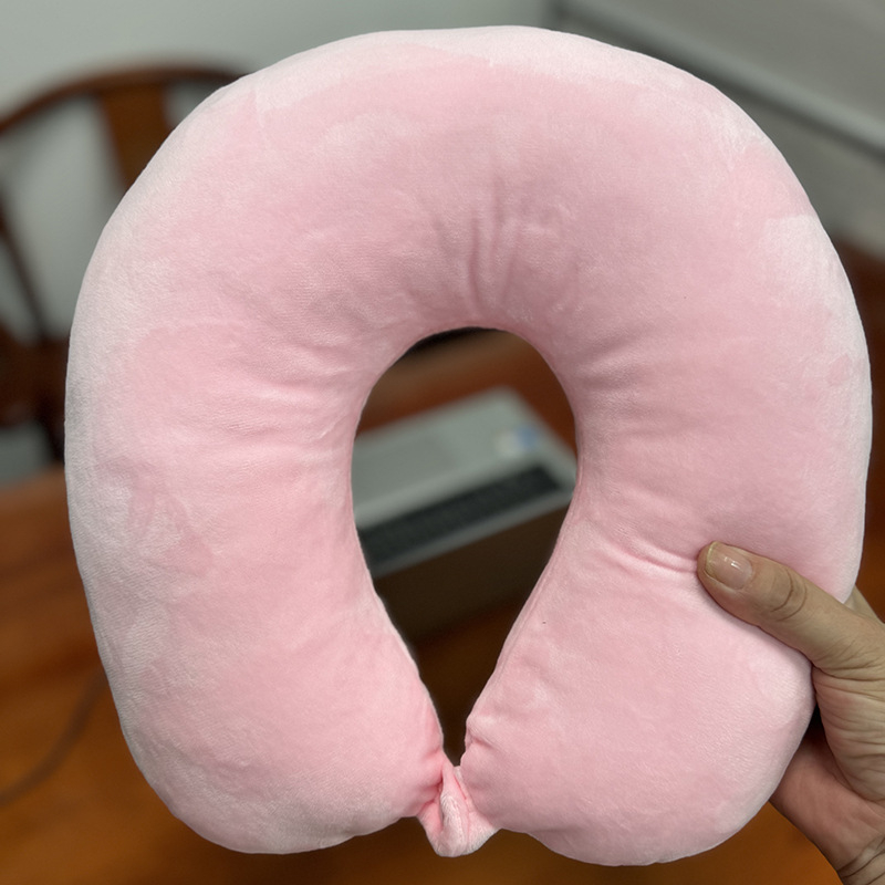 U-oblikovana putna jastučnica s PP pamučnim punjenjem za odrasle, kristalno mek materijal, moderni minimalistički stil, pogodna za putovanje autom, u uredu i zrakoplovom