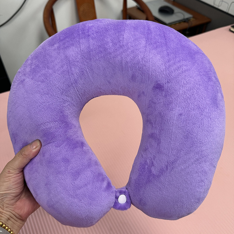 U-oblikovana putna jastučnica s PP pamučnim punjenjem za odrasle, kristalno mek materijal, moderni minimalistički stil, pogodna za putovanje autom, u uredu i zrakoplovom