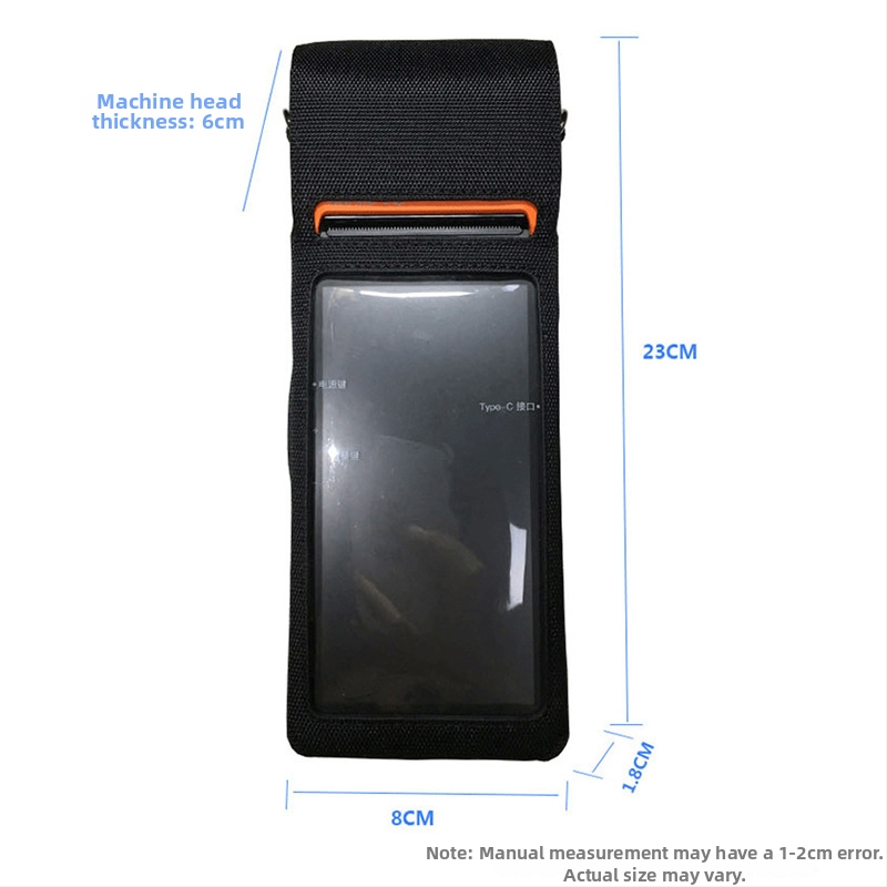 Zaštitna futrola za ručni POS/PDA terminal – najlon, RFID-kompatibilan, prilagođeno ispis logotipa, težina 200 g