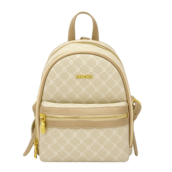 Rucsac pentru femei din piele naturală, protecție antifurt, capacitate mare și buzunare interioare multiple (buzunar cu fermoar, buzunar pentru telefon, buzunar pentru ID); MIEKS, design tridimensional
