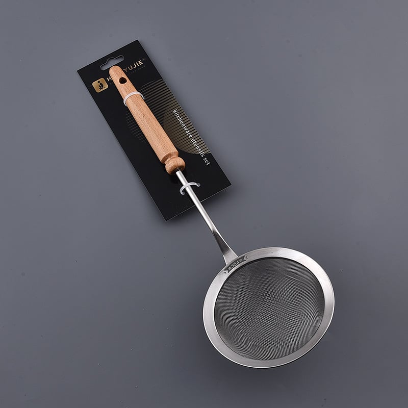 Site de strecurare din plasă cu mâner din fag — 304 oțel inoxidabil, model Ds-c 350773, Hengyue, stil modern minimalist