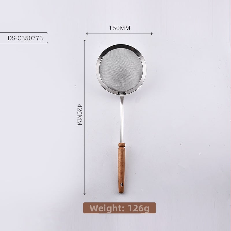 Site de strecurare din plasă cu mâner din fag — 304 oțel inoxidabil, model Ds-c 350773, Hengyue, stil modern minimalist
