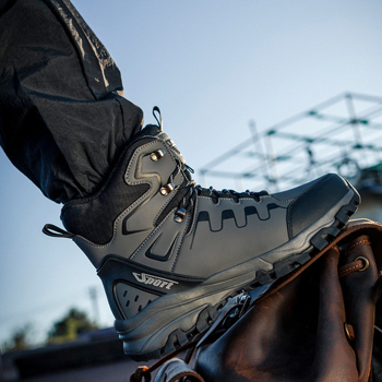 Ženske snježne čizme, jednostavan stil, gornji dio Space Leather, EVA potplat, umjetna pliš iznutra