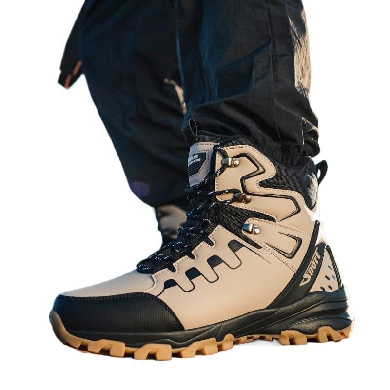 Ženske snježne čizme, jednostavan stil, gornji dio Space Leather, EVA potplat, umjetna pliš iznutra