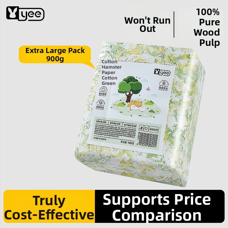 Yee hörcsög alom papírgolyókból, pormentes, nedvszívó és dezodorizáló, eredet Shandong