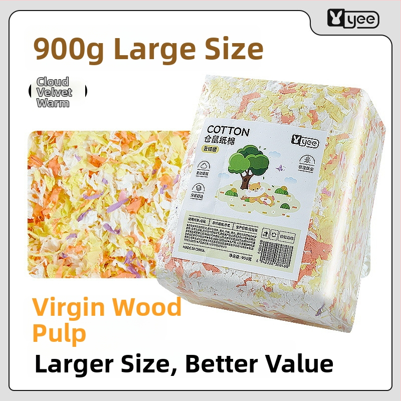 Yee hörcsög alom papírgolyókból, pormentes, nedvszívó és dezodorizáló, eredet Shandong