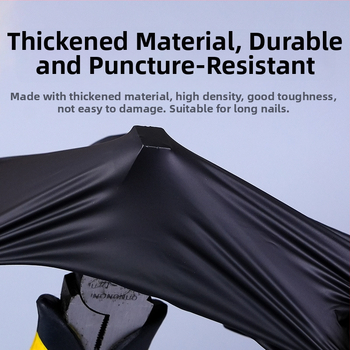 Jednokratne nitrilne rukavice, debele i vodootporne, prozirne, za laboratorijsku i kuhinjsku upotrebu, debljina 0,05–0,1 mm