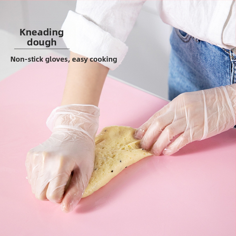 PVC jednokratne rukavice za prehrambenu industriju, kuhinju, vodootporne, otporne na masnoću, neprijanjajuće