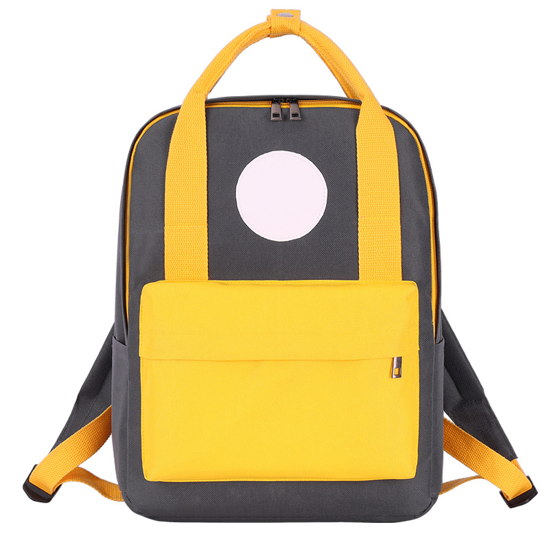 Školska torba za učenike, unisex, Oxford tkanina, kapacitet ispod 20 L, zatvaranje na zip, odjeljak za knjige s džepom na zip, japanski stil, dvostruke naramenice, podstava od poliestera, model 2412