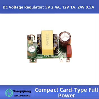 Izolovaný viacvýstupný spínaný zdroj modul: 12V 1A, 5V 2.4A, 24V 0.5A