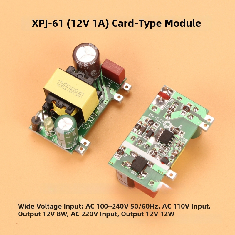 Izolovaný viacvýstupný spínaný zdroj modul: 12V 1A, 5V 2.4A, 24V 0.5A