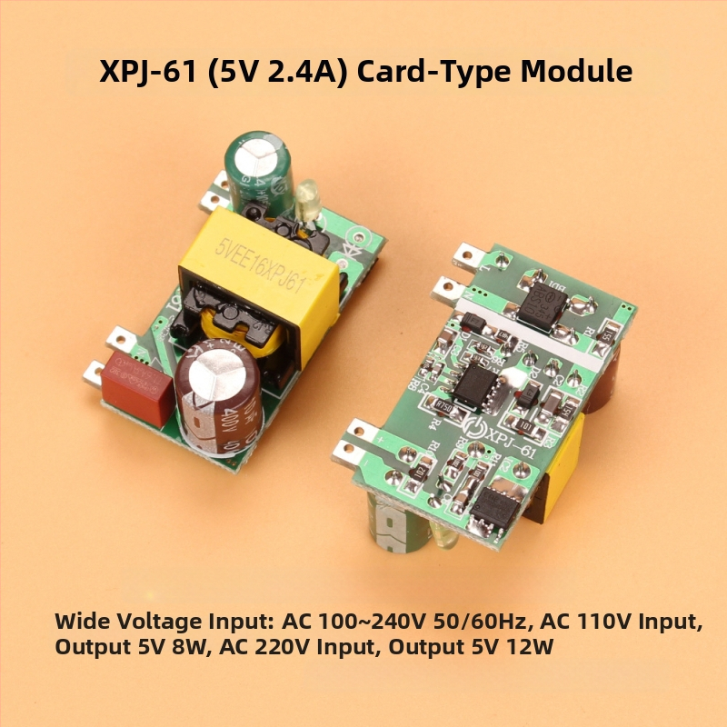 Izolovaný viacvýstupný spínaný zdroj modul: 12V 1A, 5V 2.4A, 24V 0.5A