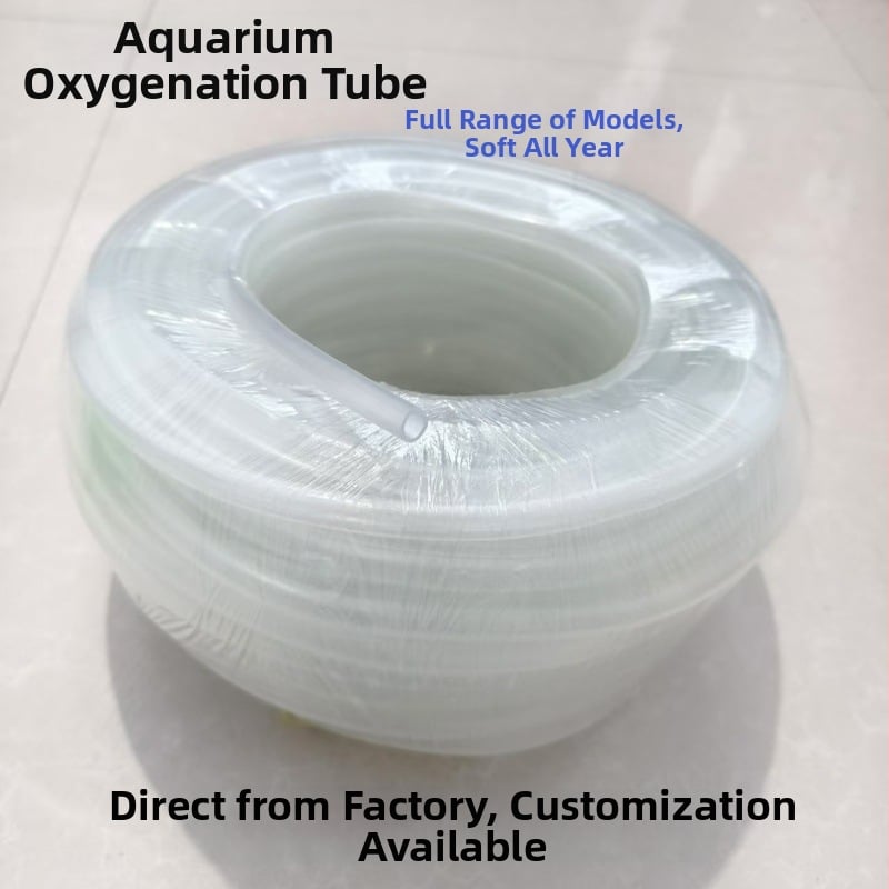 Аквариумен кислороден маркуч PVC — материал PVC; тегло 5,1 кг на ролка; оборудване за аквариум