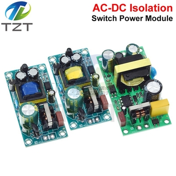 AC-DC izolált kapcsolóüzemű tápegység modul, üres panel, alacsony ripple, 5V2A/12V1A, 10–12W precizitás