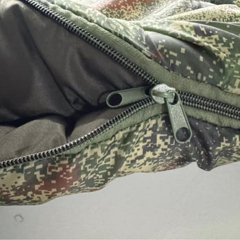 Spavaća vreća u stilu omotnice s kamuflažom, debelog materijala za kampiranje na otvorenom, topla i otporna na vjetar kroz sve sezone