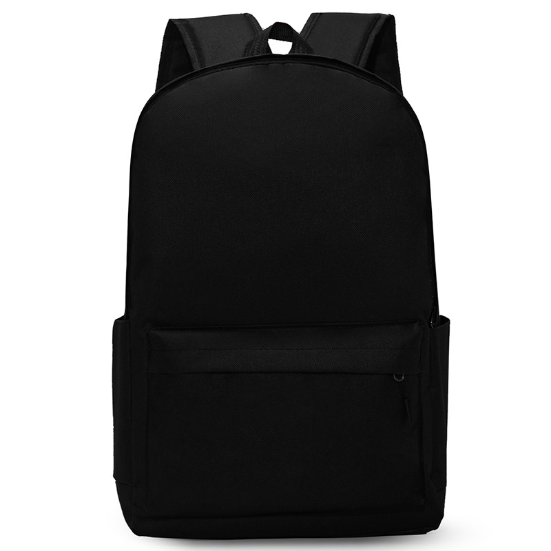 Rucsac școlar din pânză, respirabil și impermeabil, stil urban minimalist, bretele curbate, pentru elevi de gimnaziu