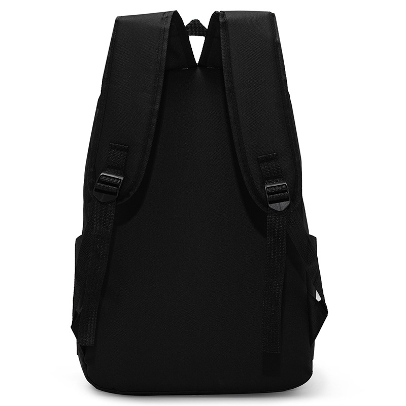 Rucsac școlar din pânză, respirabil și impermeabil, stil urban minimalist, bretele curbate, pentru elevi de gimnaziu