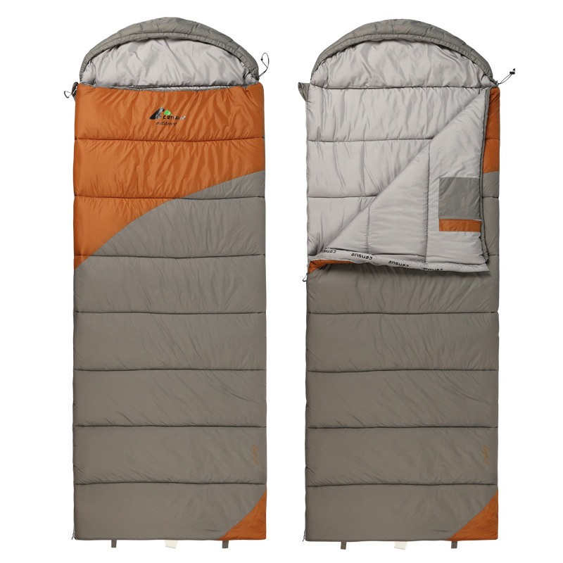 Vanjski patchwork vreća za spavanje, oblik omotnice, punilo Down Cotton, podstava 210T, najlonska tkanina 20D/420T, težina 800 g