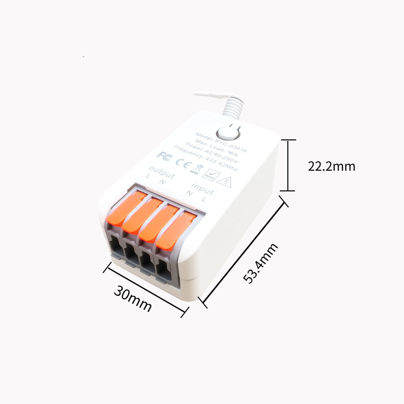 Bežični prekidač daljinskog upravljanja — Jingchuangxinwei; radna temperatura -20 do 75°C; namijenjen daljinskom upravljanju