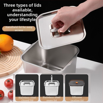 Cutie din oțel inoxidabil pentru condimente – design îngroșat pentru bucătării comerciale, potrivită pentru condimente solide, cu logo imprimat și posibilitatea personalizării