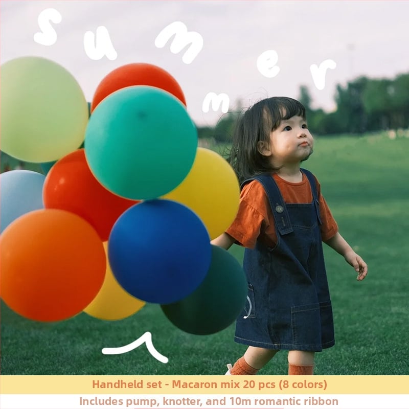 Baloane din latex, formă rotundă, baloane de sărbătoare; potrivite pentru zile de naștere și camping; imprimarea logo-ului nu este posibilă