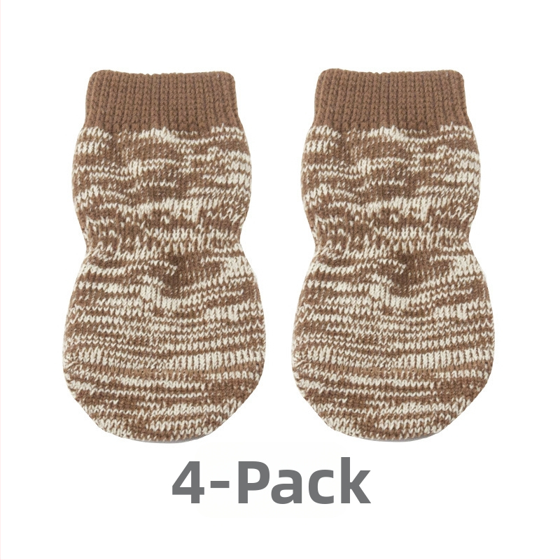 Ponožky pre psy - pruhovaný vzor, celoročné, casual štýl, univerzálna použiteľnosť