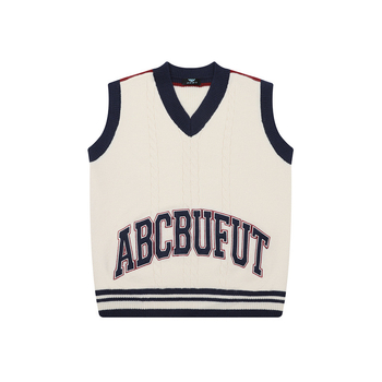 Džemper bez ovratnika, bez rukava, blok boja, slobodan kroj, jesen 2025