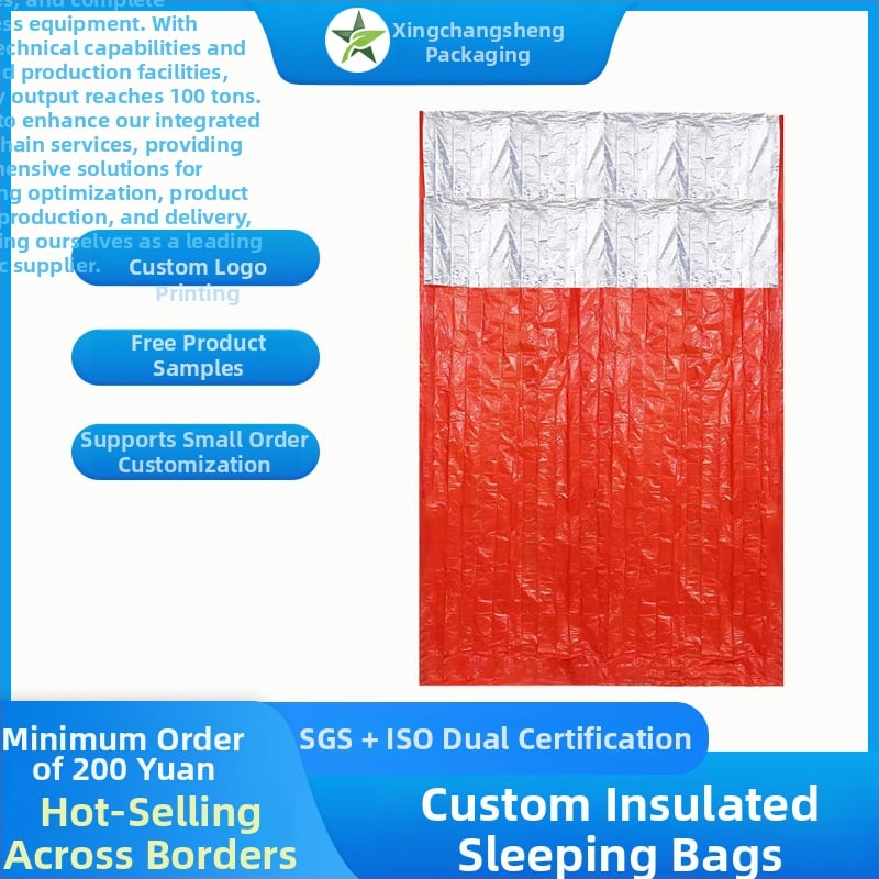 Vanjski vreća za spavanje s toplinsko-refleksijskom izolacijom za kampiranje — marka Xing Chang Sheng, porijeklo Shenzhen, kategorija Survival Tools, na skladištu/po narudžbi