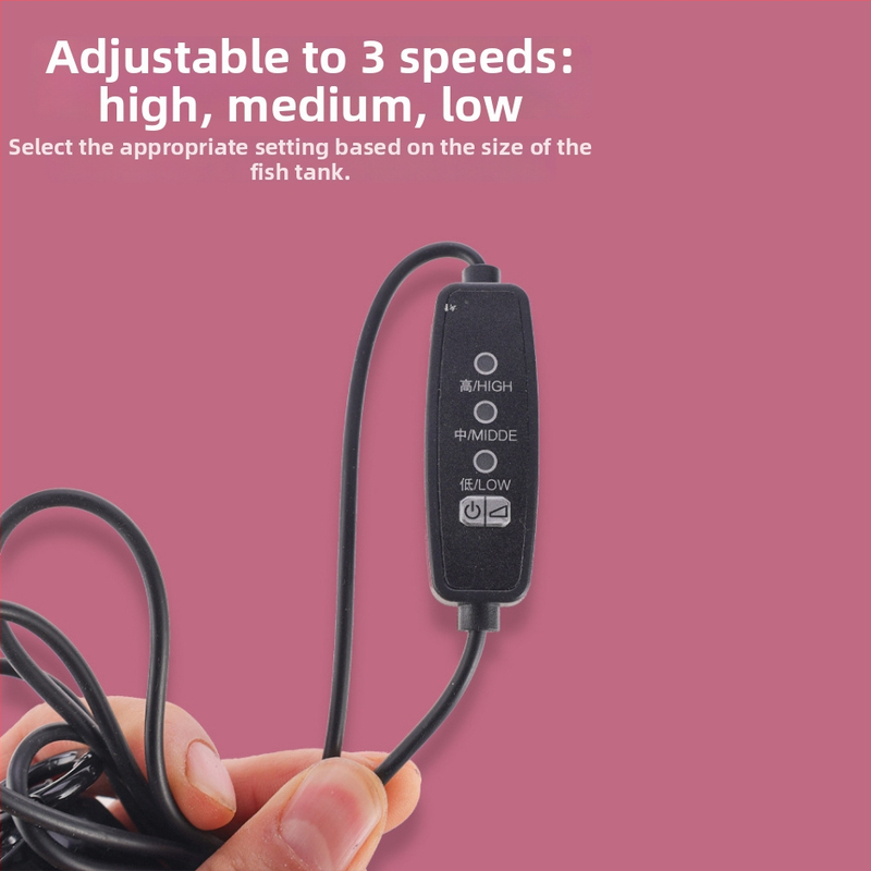 USB napajana mini pumpa za kisik za akvarij — prenosni oksigenator za ribnjake, težina ~80 g, Marka: Hee Wang Meow, Uvoz: Ne