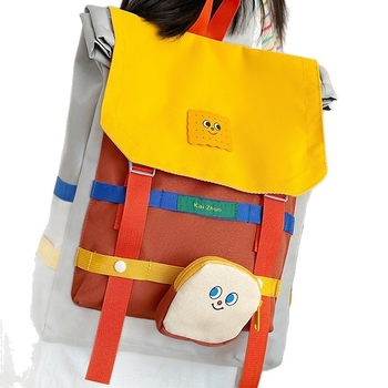 Rucsac gimnazial japonez, ușor și unisex; material Oxford; rezistent la uzură, capacitate extensibilă, bretele cu pernă de aer, imprimeu anime